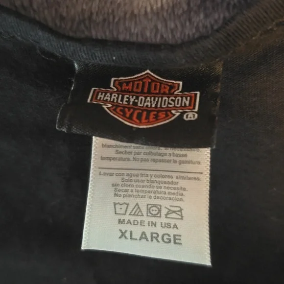 Harley-Davidson Black Tank Top from Hillbilly Harley, TN - Picture 4 of 4